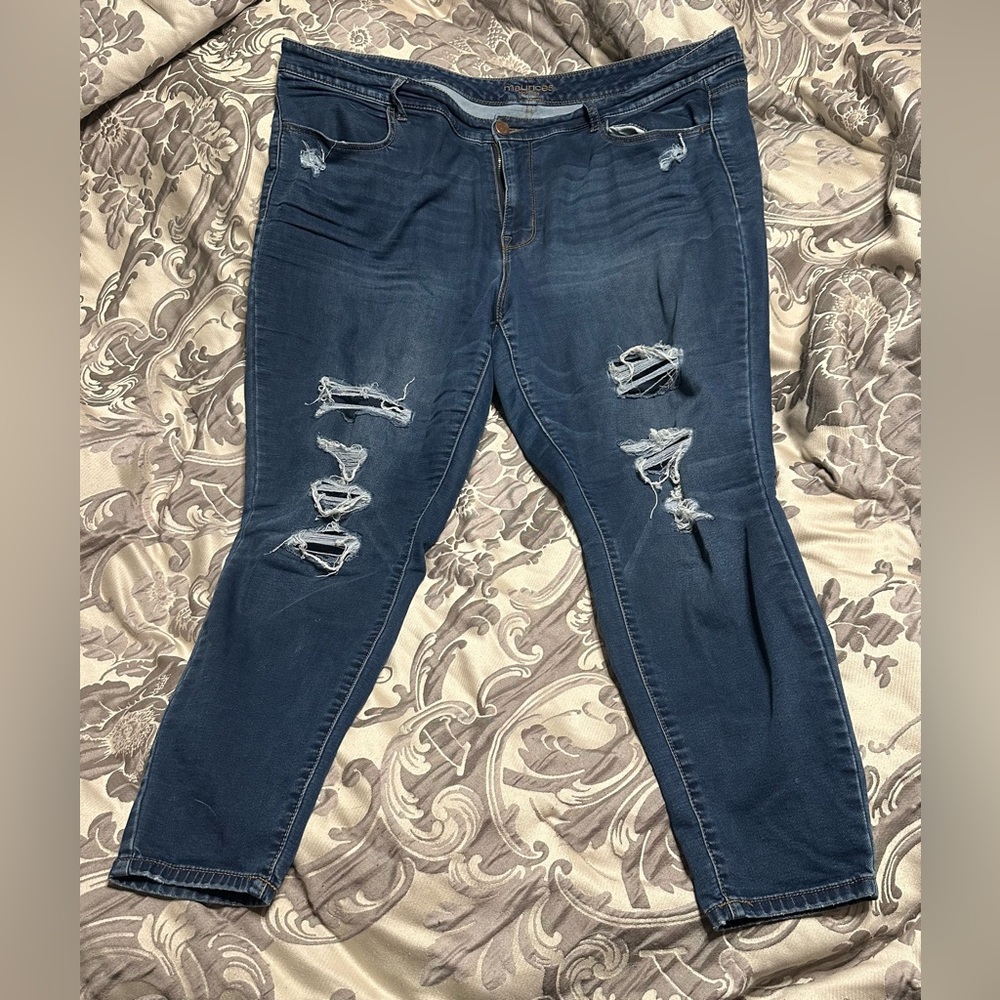 Maurices high-rise plus size jeans